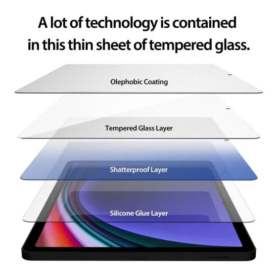 Screen Protector Samsung Tab S9 Fe Front Core Tempred Glass Araree - Clear